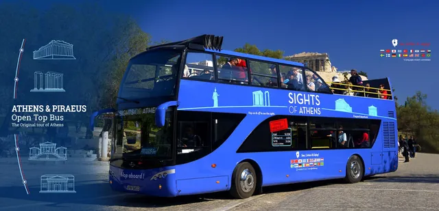 Athens: Hop-On Hop-Off Bus and Acropolis Museum Ticket — hop-on hop-off Athens