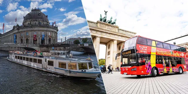 Berlin: Hop-On-Hop-Off Bus with Boat Cruise Option — hop-on hop-off Berlin