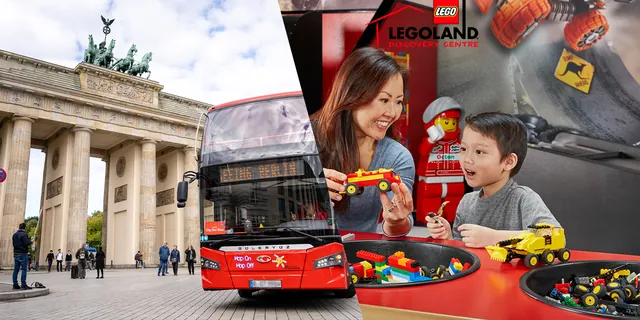 Berlin: Hop-On Hop-Off Bus & LEGOLAND Discovery Centre — hop-on hop-off Berlin