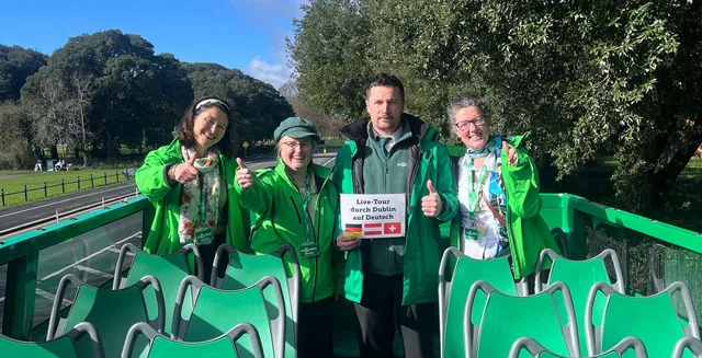 Dublin: Hop-on Hop-off Tour with Live German Commentary — hop-on hop-off Dublin
