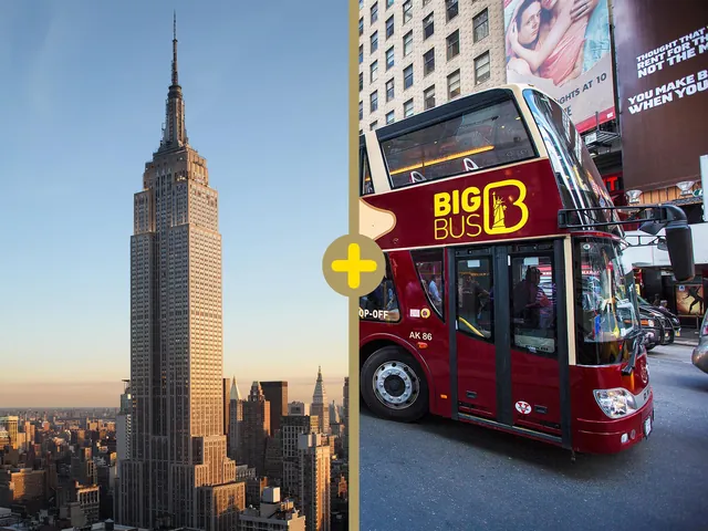 NYC: Empire State Building & 48-hour Hop-on Hop-off Tour — hop-on hop-off New York