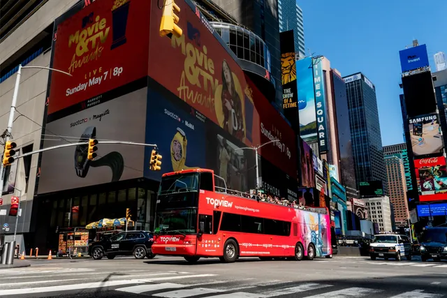 NYC: Hop-On Hop-Off Downtown & Uptown Sightseeing Tour — hop-on hop-off New York