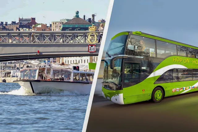 Stockholm: Hop On-Hop Off Bus or Boat — hop-on hop-off Stockholm